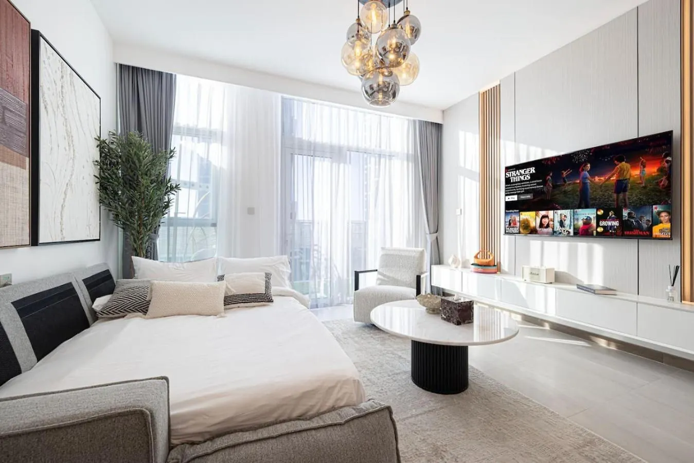 アパート Infinity Pool - High-Floor Modern Comfort - Incredible Views - 2Br 8 Pax ドバイ